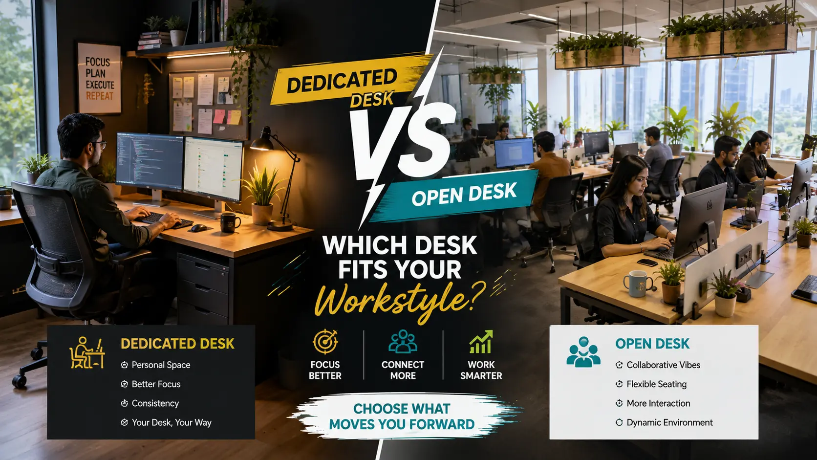 shared desk Trichy